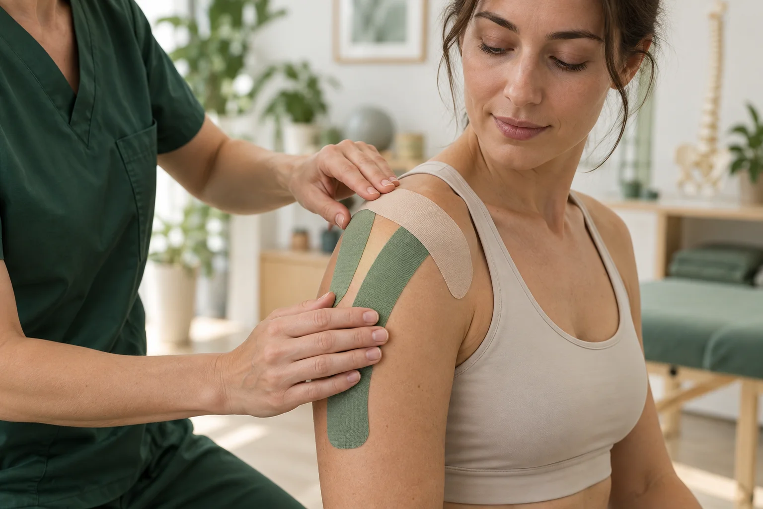 Kinesiotaping — imagine ilustrativă